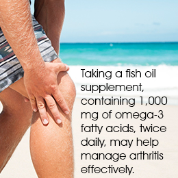 Fish oil for arthritis pain relief