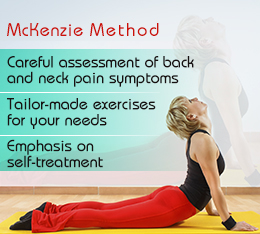 McKenzie method to relieve back and neck pain
