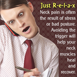 Neck pain on the right side