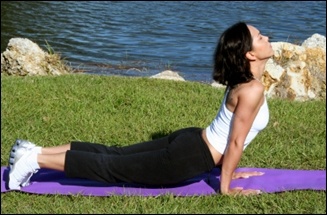 Cobra pose for osteoporosis