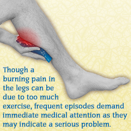 Burning leg pain