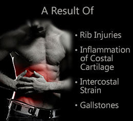 Causes of pain under right rib cage